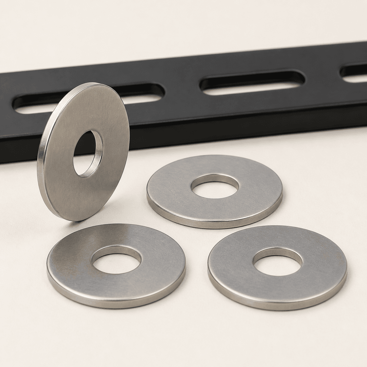 KI-generierte Symbolabbildung für Karosseriescheiben M6 × 18 mm